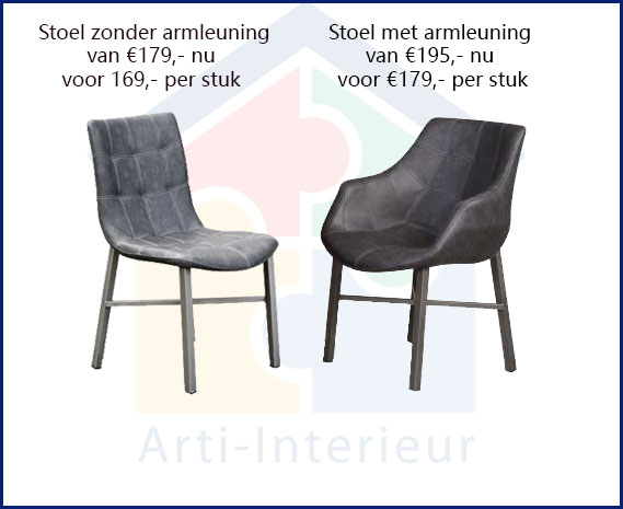 Aanbieding eetkamerstoelen