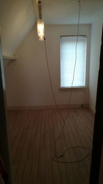 Ruimte voor plaatsing inloopkast