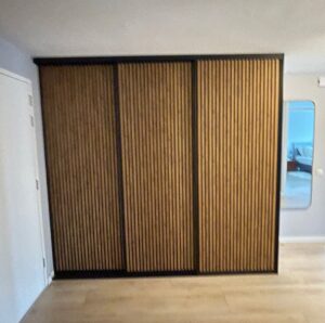 Schuifdeuren met Lamelio wandpanelen