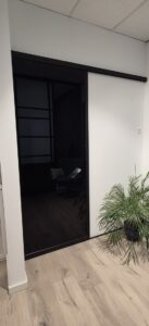 Achterkant schuifdeur glas