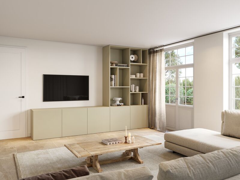 Salie groen dressoir